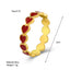 Creative Candy Color Heart Ring - Simple Alloy Love Design