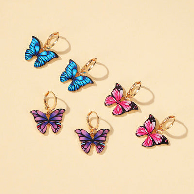 New Color Butterfly Earrings Dream Butterfly Earrings Hot Sale Earrings