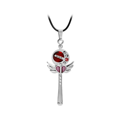 Sailor Moon Magic Wand Pendant Necklace Anime Jewelry