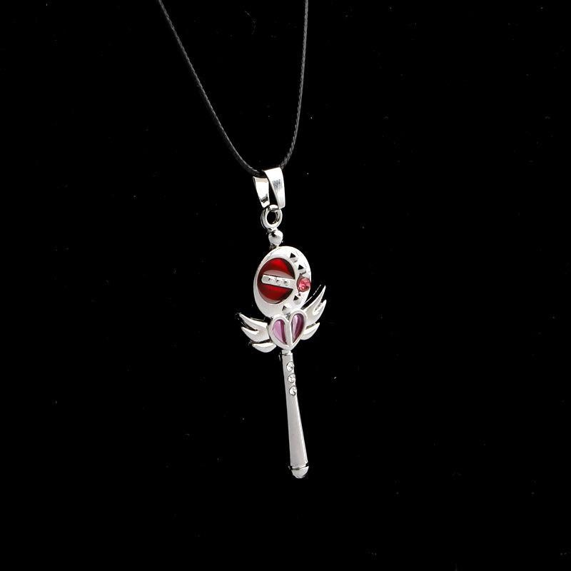 Sailor Moon Magic Wand Pendant Necklace Anime Jewelry