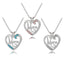 New Fashion Creative Mother's Day Gift MOM Love Diamond Pendant Necklace