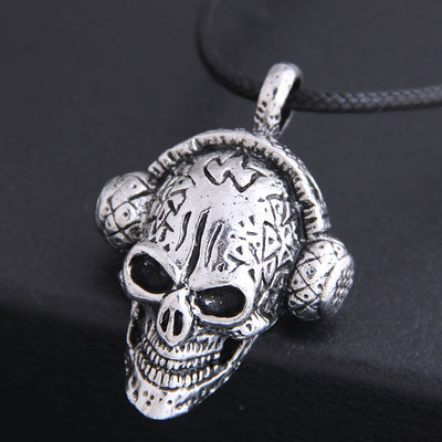 New Fashion Men Domineering Retro Skull Personality Necklace