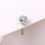 New Hot Selling Stainless Steel Nose Nail Nose Ring Piercing Skull Straight Rod Nose Ornament