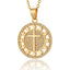New Religious Cross Pendant Women's Copper Necklace Wholesale