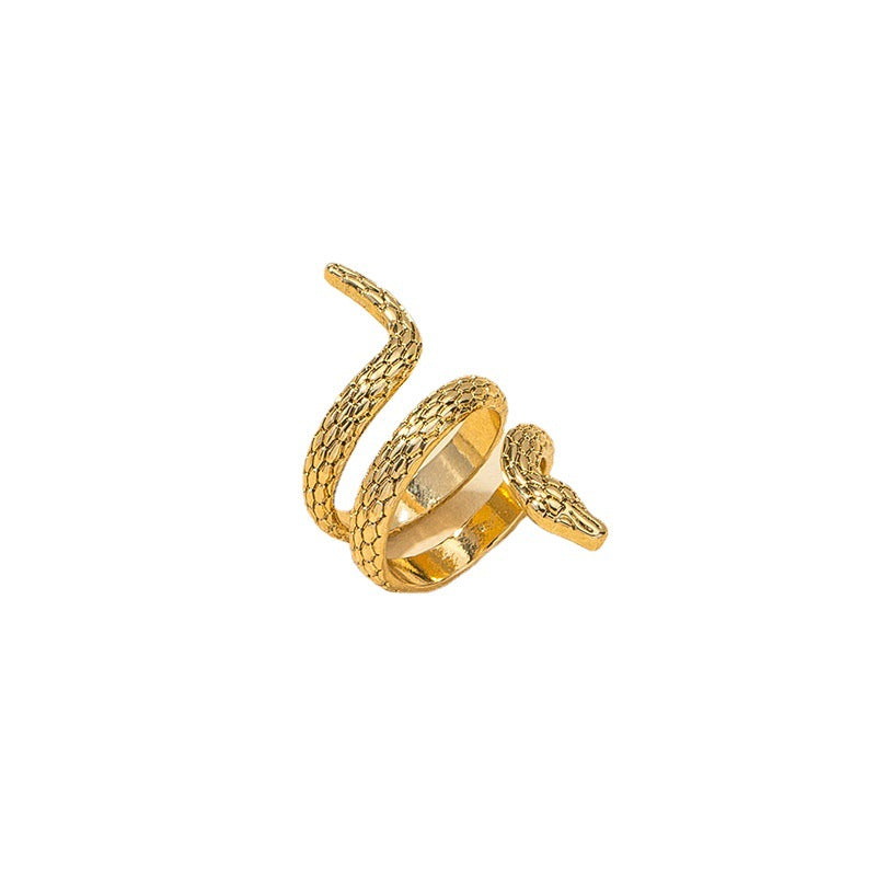 New Retro Zodiac Snake Ring - Trendy Vintage Style Jewelry