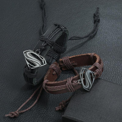New Retro Woven Leather Bracelet Simple Men And Women Leather Bracelet Jewelry