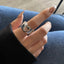 Niche Simple Three-dimensional Peach Heart Thick Index Finger Ring Wholesale