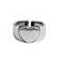 Niche Simple Three-dimensional Peach Heart Thick Index Finger Ring Wholesale