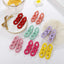Jewelry Hollow Chain Candy Multicolor Acrylic Earrings