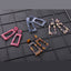 Jewelry New Style Geometric Long Squares Multi-color Earrings