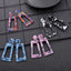 Jewelry New Style Geometric Long Squares Multi-color Earrings