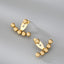 Stainless Steel Titanium Steel Beads Earrings