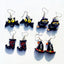 Novelty Bat Resin Epoxy Women'S Earrings 1 Pair