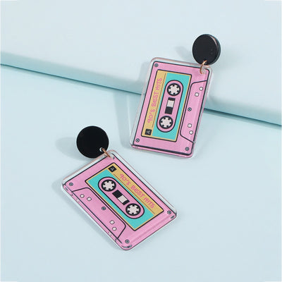 Personality Tape Exaggerated Funny Earrings