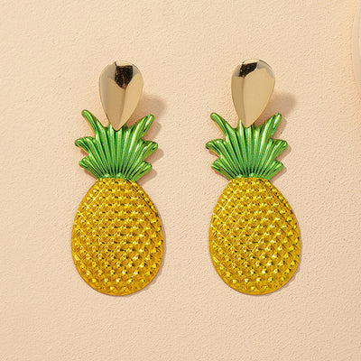 Pineapple Metal Fashion Earrings