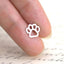 Popular Hollow Cat Claw Dog Claw Alloy Earrings NHCU146543