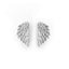 Retro Angel Wings Diamond Alloy Earrings