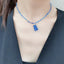 Retro Gradient Gummy Bear Beaded Necklace