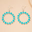 Retro Fashion Pearl Geometric Chain Earrings