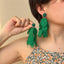 Retro Geometric Colorful Tassel Women's Earrings - Original Design Fashion Jewelry