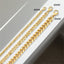 Retro Minimalist 14K Gold Plated Stainless Steel Cuban Chain Bracelet