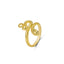 Retro Geometric Snake Design Sterling Silver Ring - Minimalist Statement Piece for Women