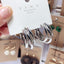 Retro Geometric Alloy Plated Hoop Earrings for Women