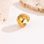 Retro Stainless Steel Adjustable Statement Ring