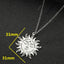 Retro Sun Titanium Steel Plating Necklace