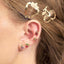 Screw Ball Piercing Fruit Ear Trend Piercing Zircon Non-fading Earrings