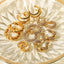 Geometric Gold Plated Stainless Steel Zircon Hoop Earrings