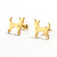 Simple Dog Stainless Steel Earrings Wholesale