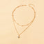 Simple Fashion New Style Two-layer Necklace
