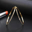 Simple Fashion Rhinestone Alloy Hoop Earrings