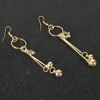 Simple Metal Earrings Fashion Wild Elegant Sweet Earrings