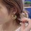 Simple Multi-layered C-shaped Alloy Hoop Earrings NHPF147199