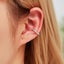 Simple Rhinestone U-Shaped Ear Cuff Clip Earrings