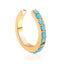 Simple Rhinestone U-Shaped Ear Cuff Clip Earrings