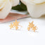 Simple Siamese Five-Pointed Star Earrings Wholesale