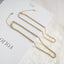 Simple Stainless Steel Twist Solid Color Geometric Necklace Wholesale