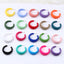 Simple Geometric C-Shaped Acrylic Hoop Earrings