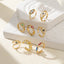 Minimalist Evil Eye Gold Plated Adjustable Ring