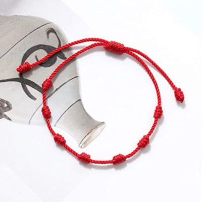 Simple Style Devil'S Eye Palm Glass Rope Unisex Bracelets