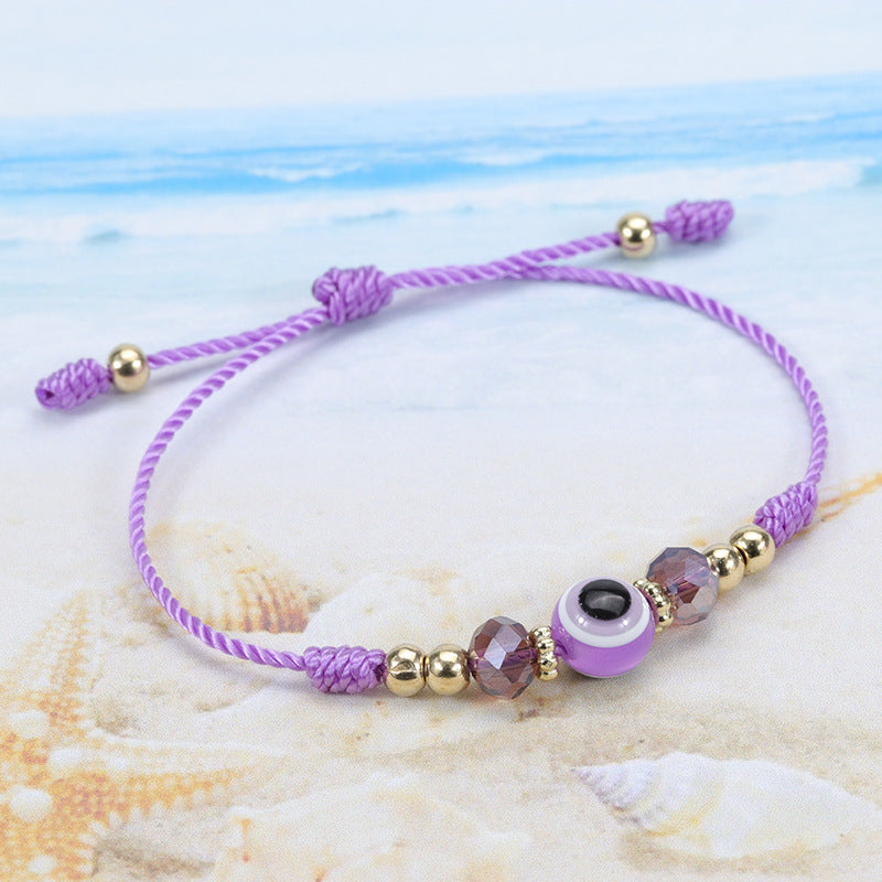 Simple Style Eye Resin Knitting Unisex Bracelets 1 Piece