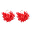 Simple Style Flower Alloy Chiffon Handmade Women'S Earrings