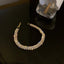Simple Geometric Zirconia Stainless Steel Bracelet