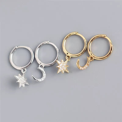 Simple Style Geometric Copper Plating Drop Earrings 1 Pair