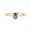 Elegant Geometric Sterling Silver Zircon Ring for Women