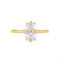 Elegant Geometric Sterling Silver Zircon Ring for Women