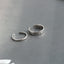 Minimalist Geometric 925 Sterling Silver Open Ring